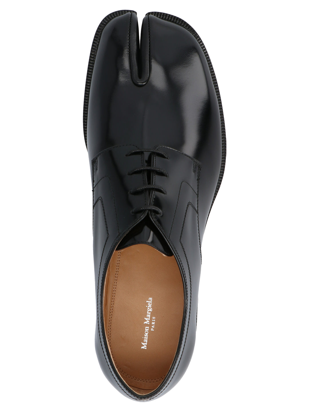 Maison Margiela Tabi Lace Up Shoes - Black | 8adb22a69bb9d5baee7107d5929ce19276c8443d