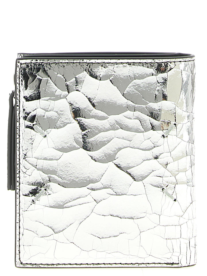 Maison Margiela Broken Mirror Wallet Wallets and Card Holders - Silver | 2a41537157270e3471bc9bfa9a6dcfbf90ae810e