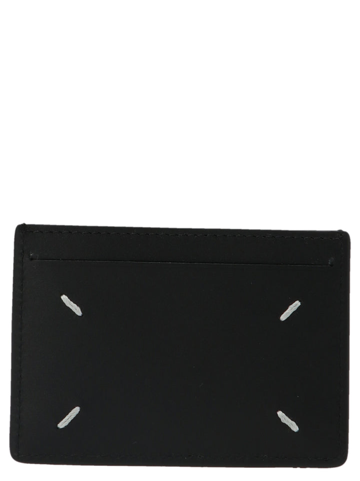 Stitching Card Holder Wallets, Card Holders Black