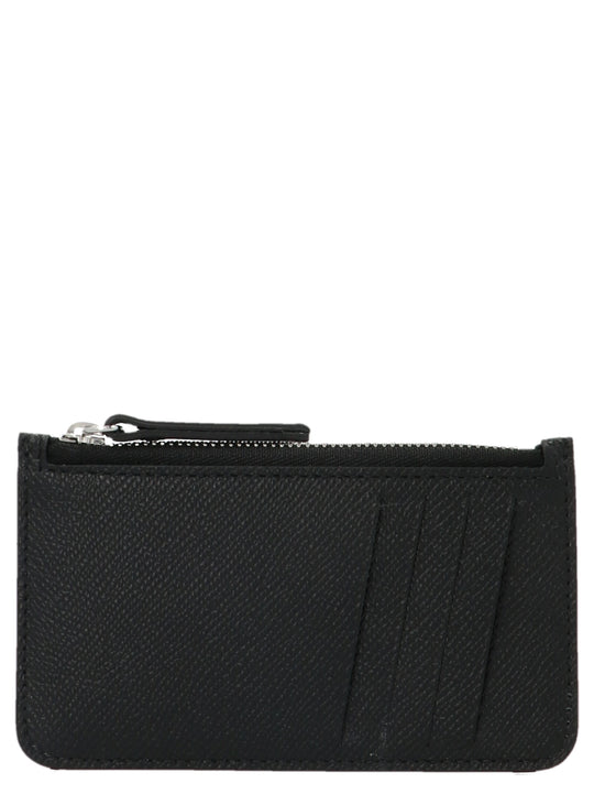 Stitching Wallets And Card Holders Black
