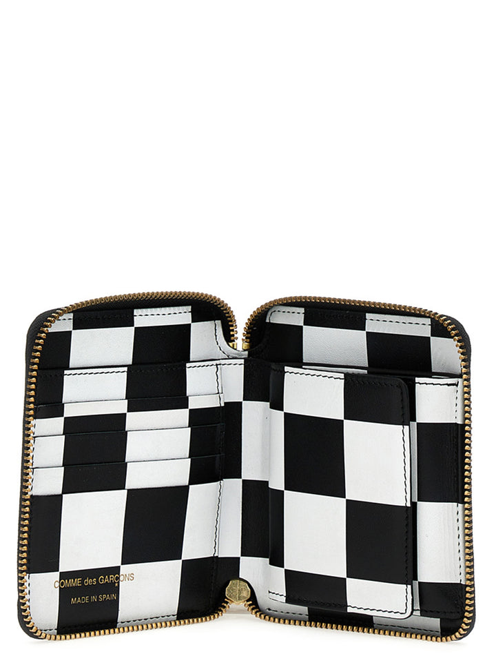 Comme Des GarçOns Wallet Check Print Wallets and Card Holders - Black | 308aca03181c170a961f0528ed3cbe886010e010