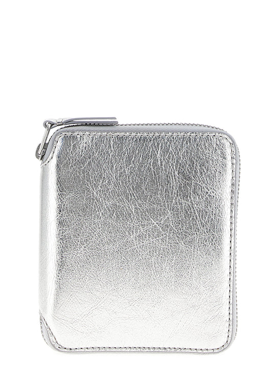 Classic Leather Line Wallets And Card Holders Silver