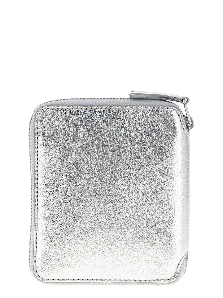 Comme Des GarçOns Wallet Classic Leather Line Wallets and Card Holders - Silver | 216f7b9c51559cf68f16abbb9e47fe50f4bd2c47