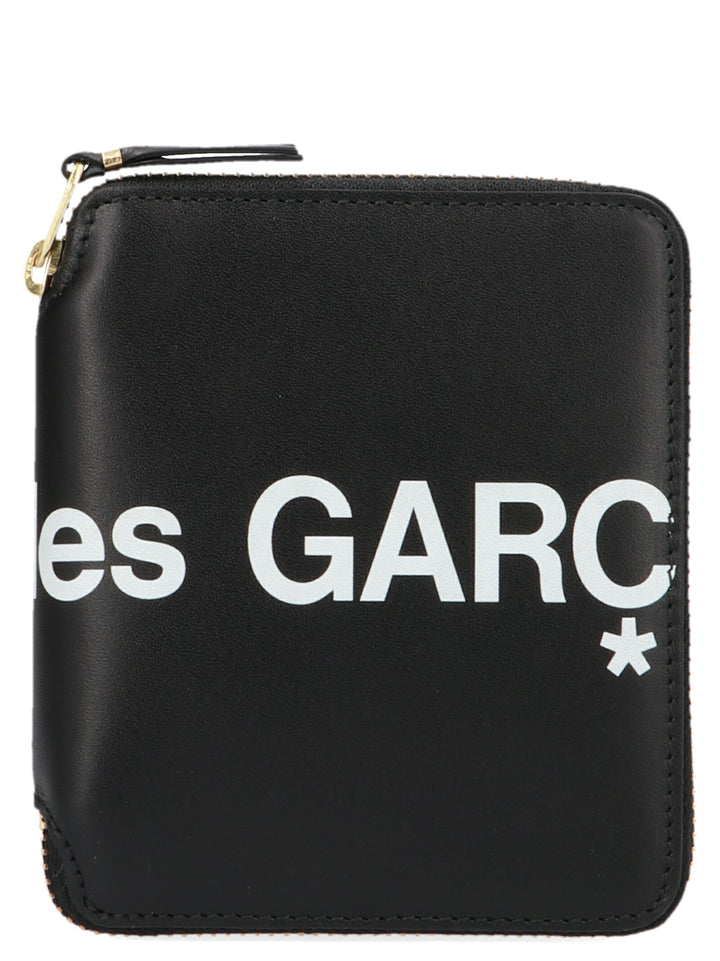 Huge Logo Wallets, Card Holders White/Black