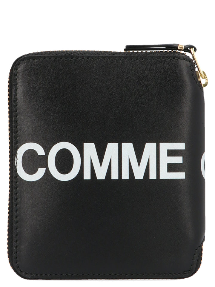 Huge Logo Wallets, Card Holders White/Black