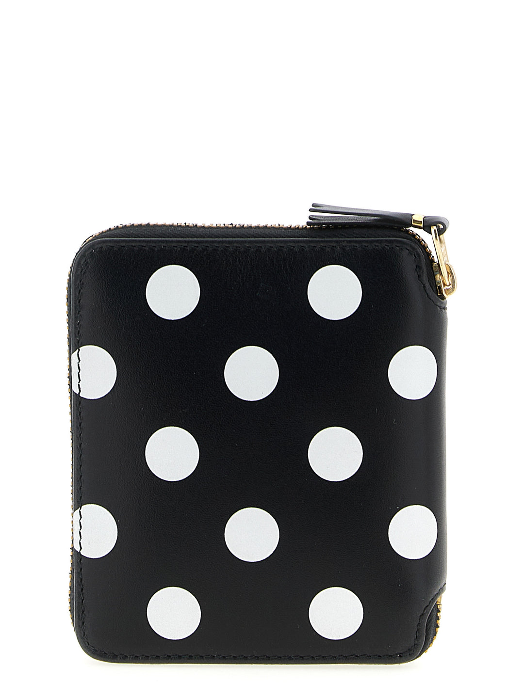 Comme Des GarçOns Wallet Polka Dots Printed Wallets and Card Holders - White/Black | 67e0bd0b8900b81b6e67aa36d83d96232e4e5db2