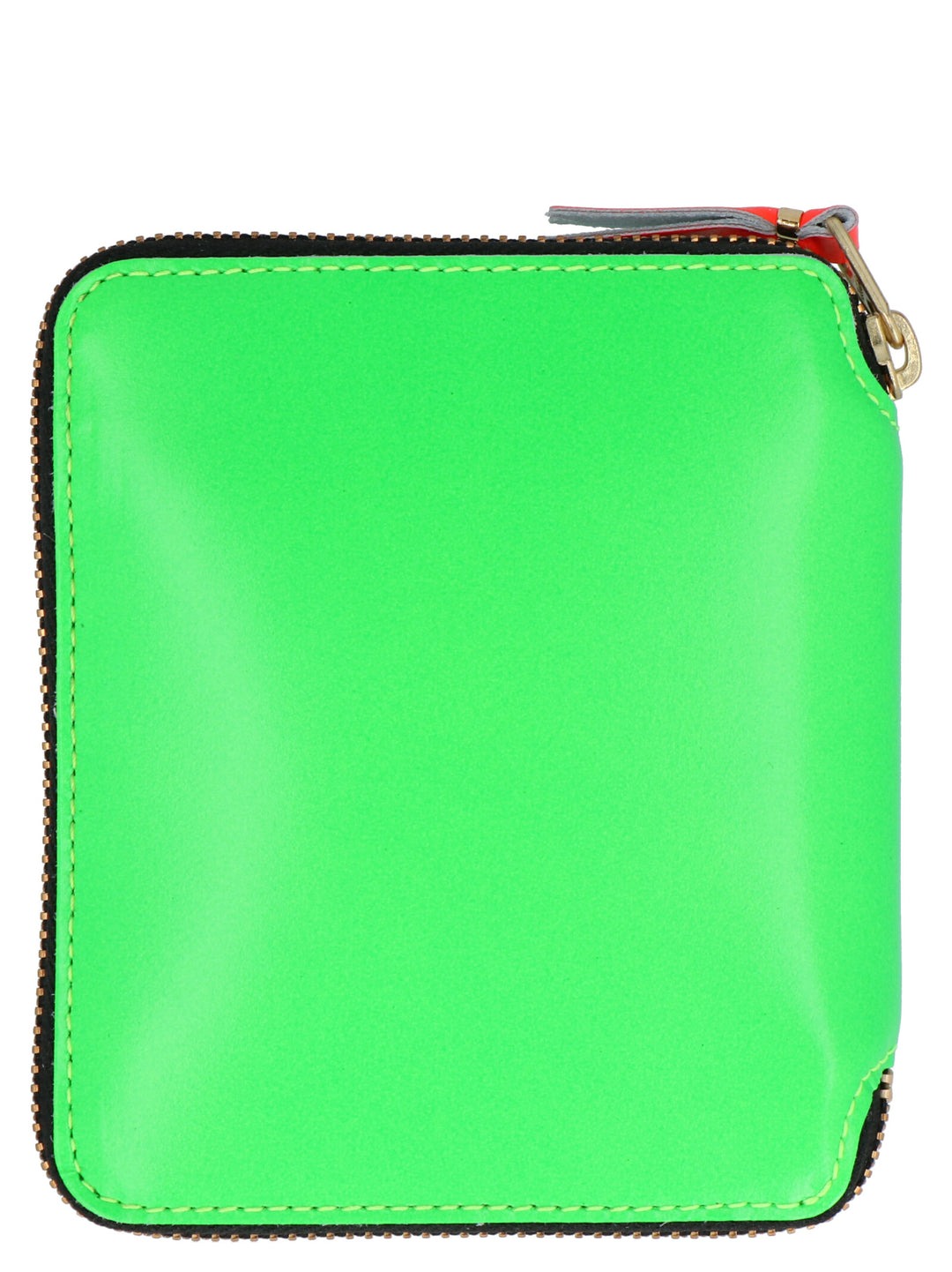 Fluo Leather Line Wallets, Card Holders Green