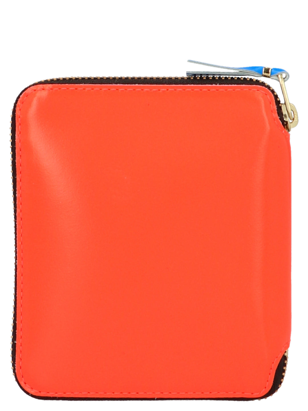 Fluo Leather Line Wallets, Card Holders Orange