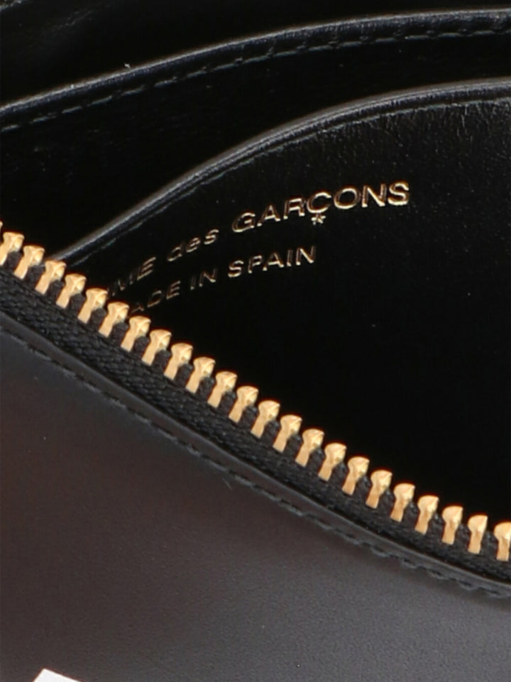 Comme Des GarçOns Wallet Huge Logo Wallets and Card Holders - Black | caed7476d097a6d1dc1aec510c1857463342b189