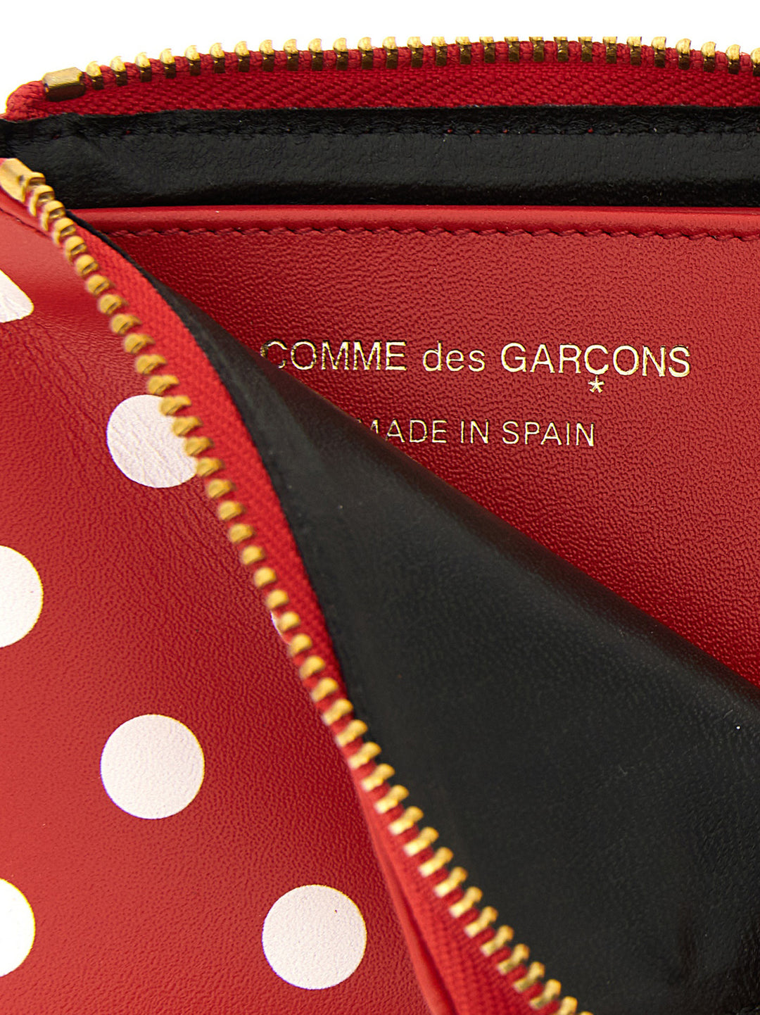 Comme Des GarçOns Wallet Polka Dots Printed Wallet Wallets and Card Holders - Red | f23366e2ecdb133e8ad319657f0960283b7aedbc