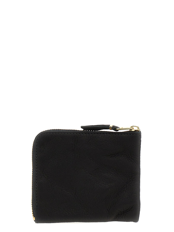 Washed Wallets, Card Holders Black