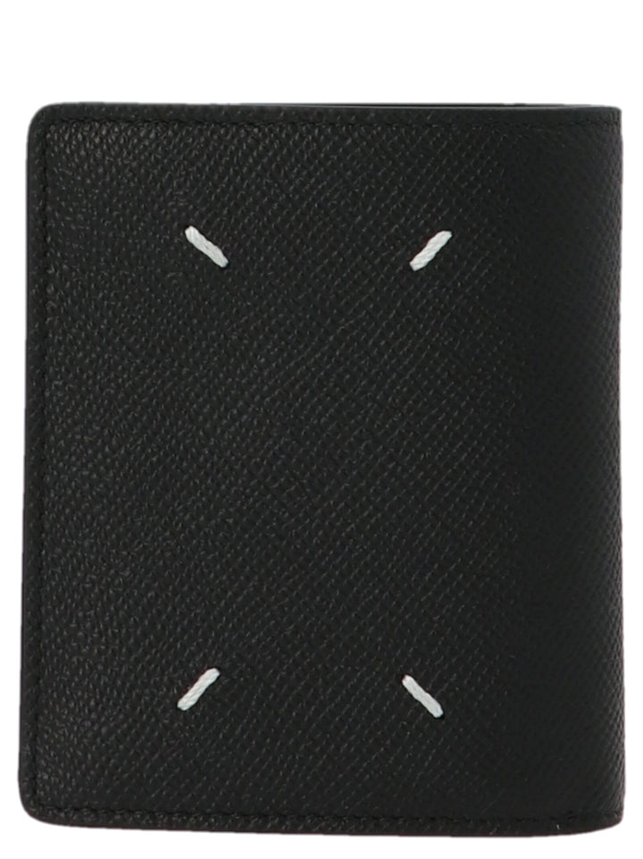 Maison Margiela Logo Wallet Wallets and Card Holders - Black | 4e4d43dacad947ba388961e3c3fc8460b8ca4d5d