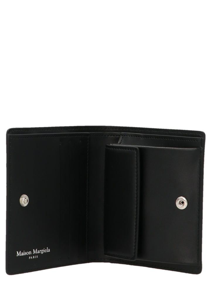 Maison Margiela Logo Wallet Wallets and Card Holders - Black | 179ce3b9530365fde66177b98ae05e17e85b0d5b