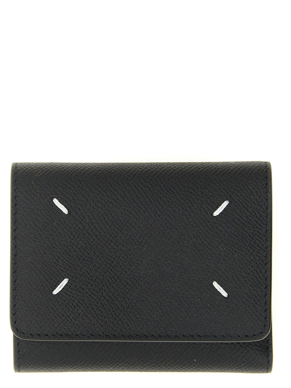 Four Stitches Wallets And Card Holders Black
