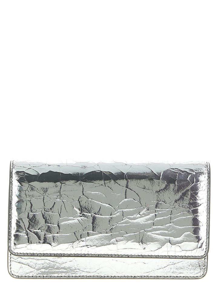 Maison Margiela Wallet On Chain Broken Mirror Wallets and Card Holders - Silver | ccf7e7ff733903f760440a31bd164774d947df72