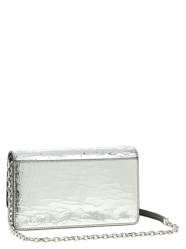 Maison Margiela Wallet On Chain Broken Mirror Wallets and Card Holders - Silver | e12a7eea20cdee3876b4215e6001da84a8e6fd78