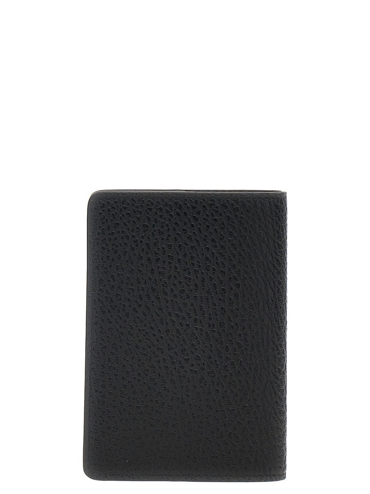 Four Stitches Wallets, Card Holders Black