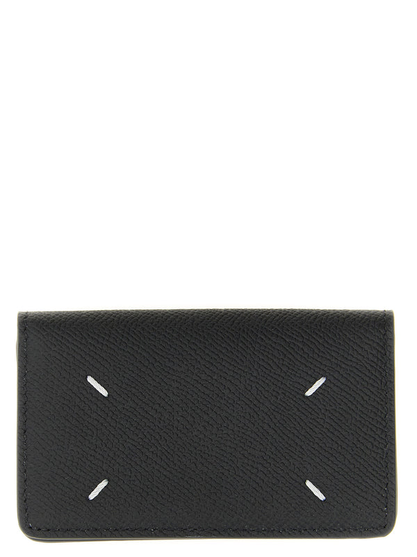 Four Stitches Wallets And Card Holders Black