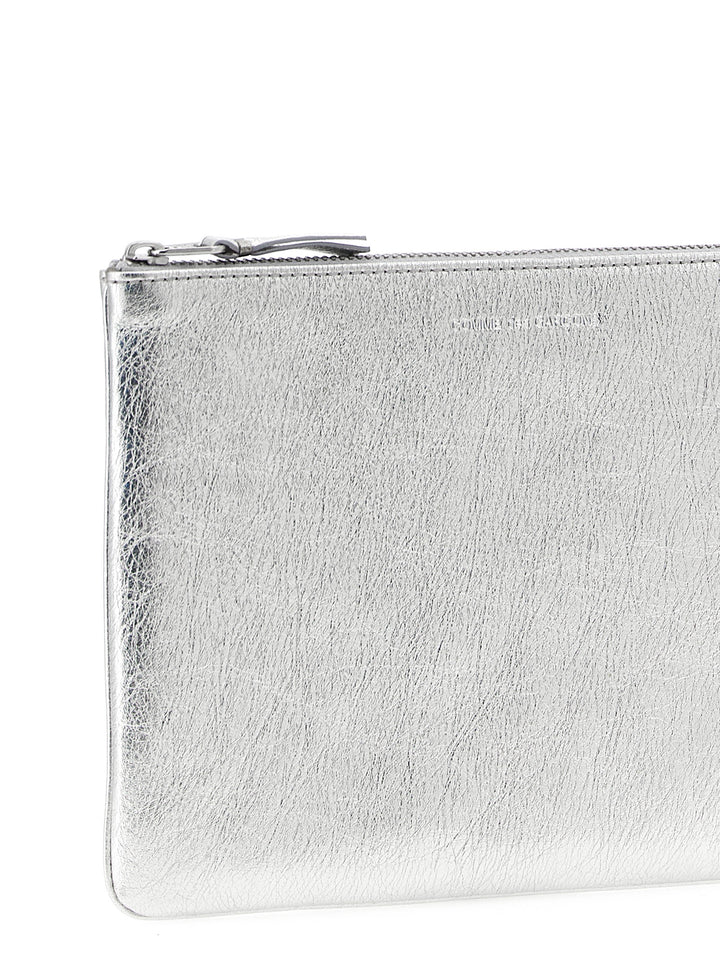 Comme Des GarçOns Wallet Gold Line - Sa5100g Wallets and Card Holders - Silver | 083074456dac5c4d218d1f2c5f08635d809971ba