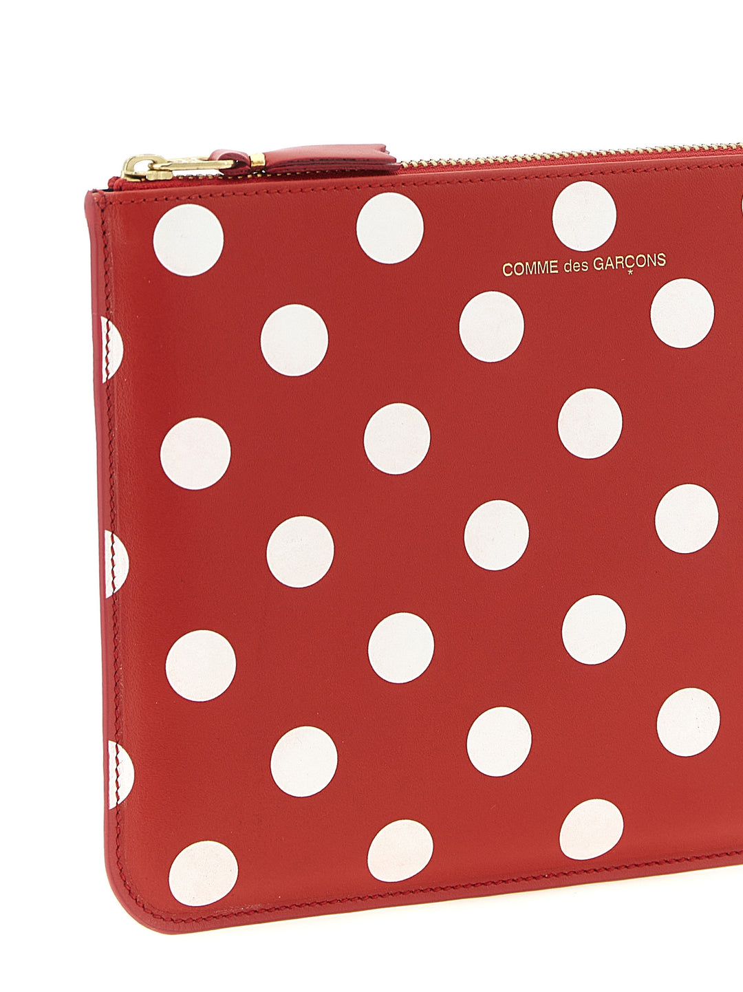 Comme Des GarçOns Wallet Polka Dots Printed Wallets and Card Holders - Red | 993310db9f48720e61c576a03b4075cb9b116c7f