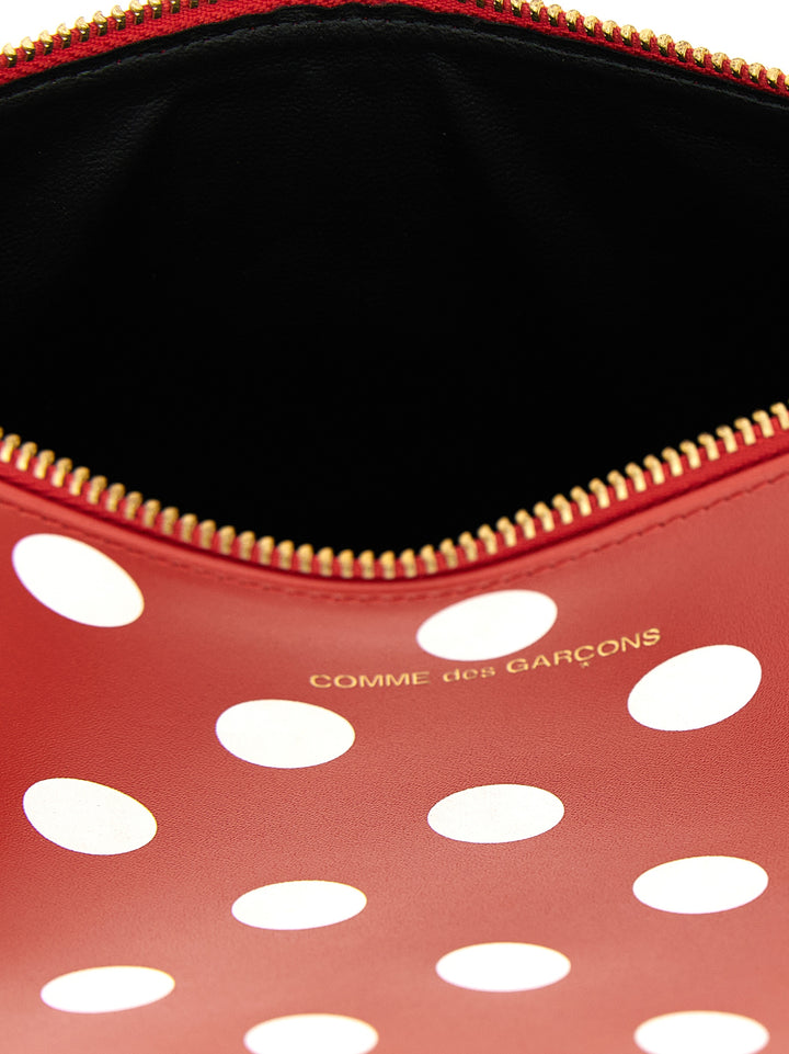 Comme Des GarçOns Wallet Polka Dots Printed Wallets and Card Holders - Red | 7cf2b2b863a409ee2cfc6bd5d9c5a3a442773083