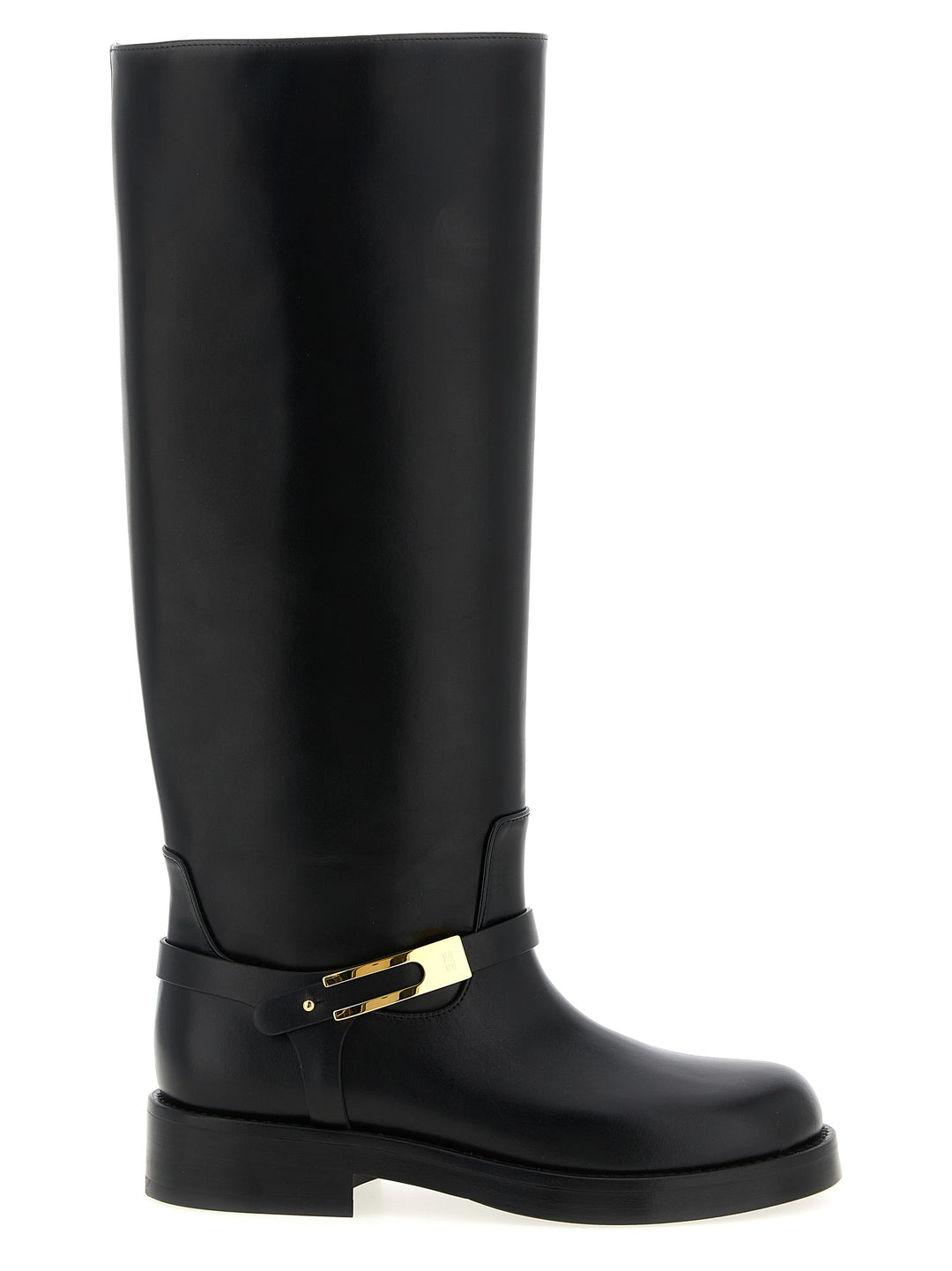 Elisabetta Franchi Logo Strap Boots Boots and Ankle Boots - Black | 982b881c2b3e9e21c37121e77bd536d0588bbd82