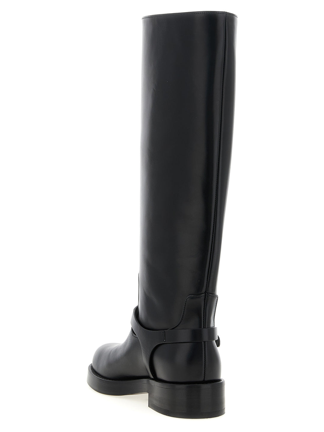 Elisabetta Franchi Logo Strap Boots Boots and Ankle Boots - Black | 863e28a31daef148061ae792a3967c0d7f5301d4