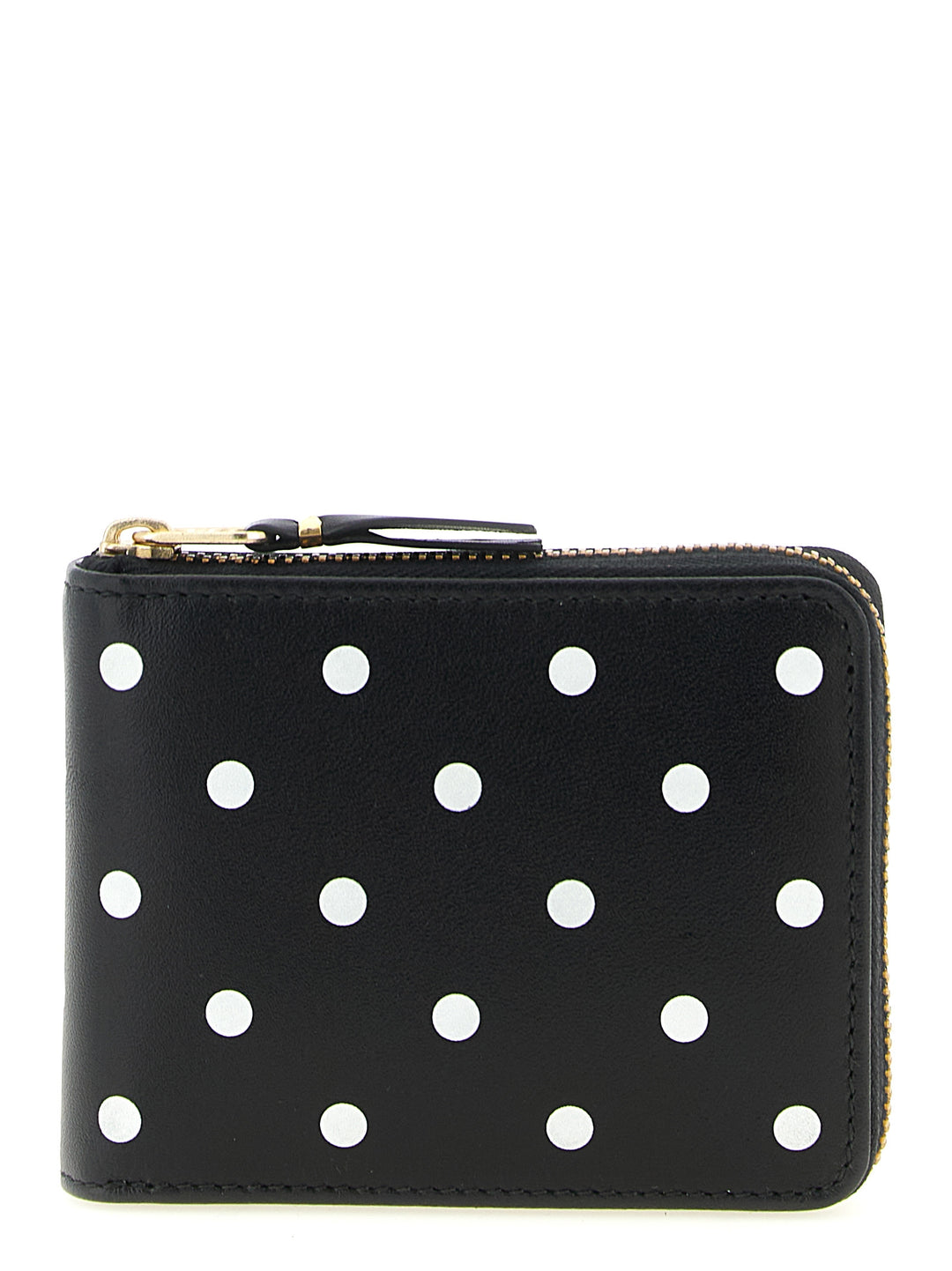 Comme Des GarçOns Wallet Polka Dots Printed Wallet Wallets and Card Holders - White/Black | 45b8b0a8509a8d23b455b62f05e8f00e16e66a7f
