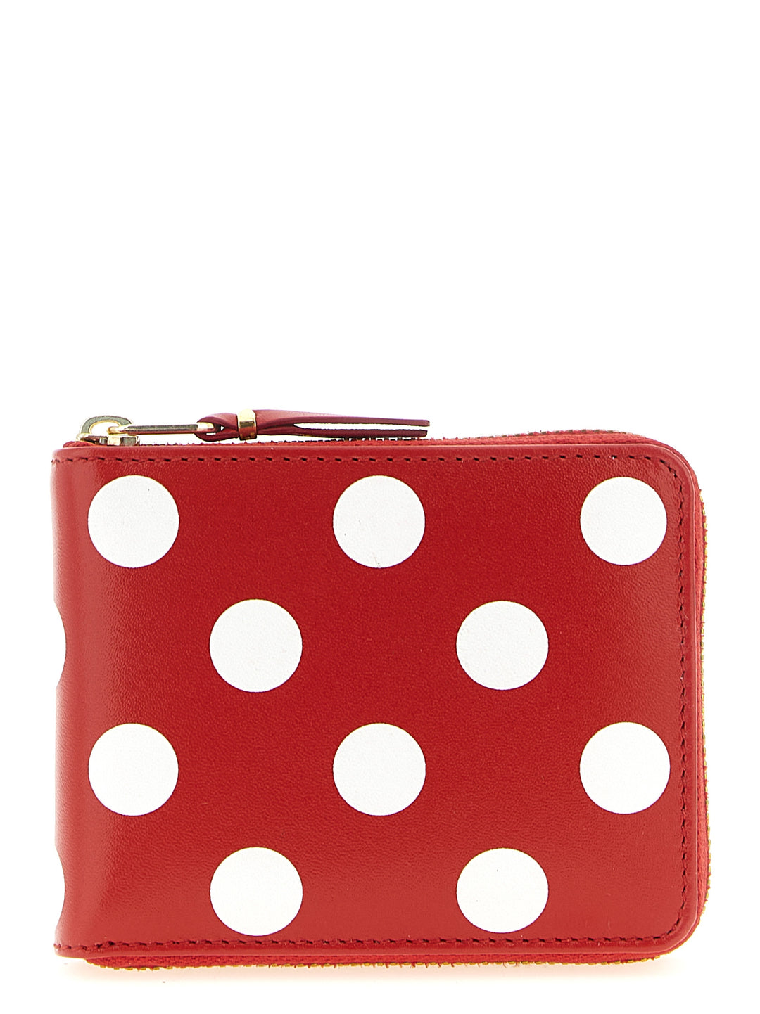Comme Des GarçOns Wallet Polka Dots Printed Wallet Wallets and Card Holders - Red | fec63c9002d21ea49b6dc6e6973c06a11425e242