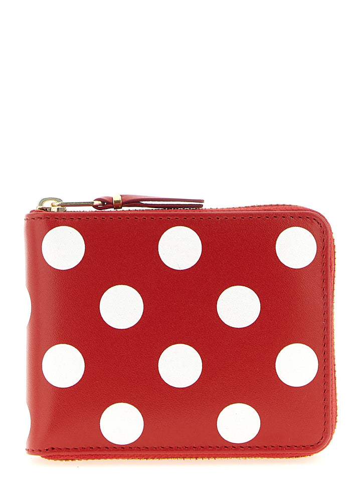 Comme Des GarçOns Wallet Polka Dots Printed Wallet Wallets and Card Holders - Red | fec63c9002d21ea49b6dc6e6973c06a11425e242