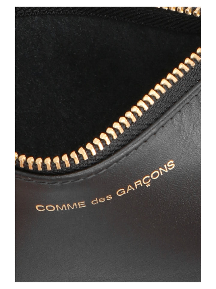 Comme Des GarçOns Wallet Logo Print Wallet Wallets and Card Holders - Black | 6510ca95bdd86651c0c3d8ed3f5318b2aa51f58b