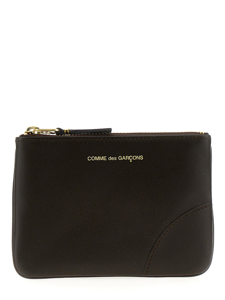 Comme Des GarçOns Wallet Logo Leather Wallet Wallets and Card Holders - Brown | e031e657337c1d2602e04e6e98dfe494ee313f4f