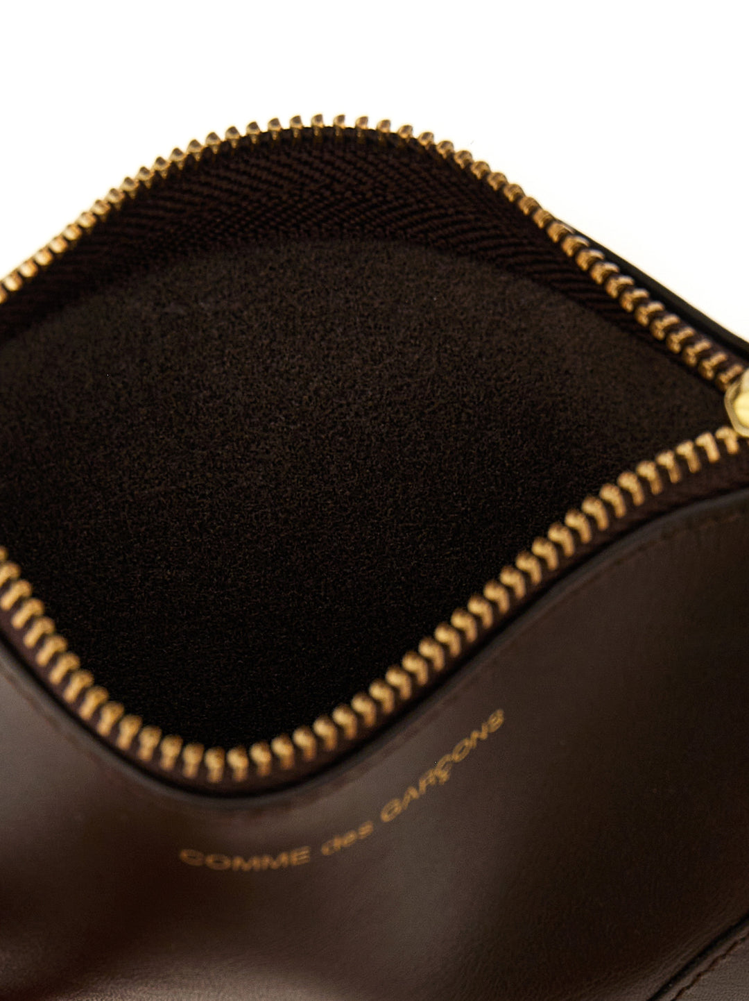 Comme Des GarçOns Wallet Logo Leather Wallet Wallets and Card Holders - Brown | e0998c4464ae145df5749bc74153c0dbd41e06f7