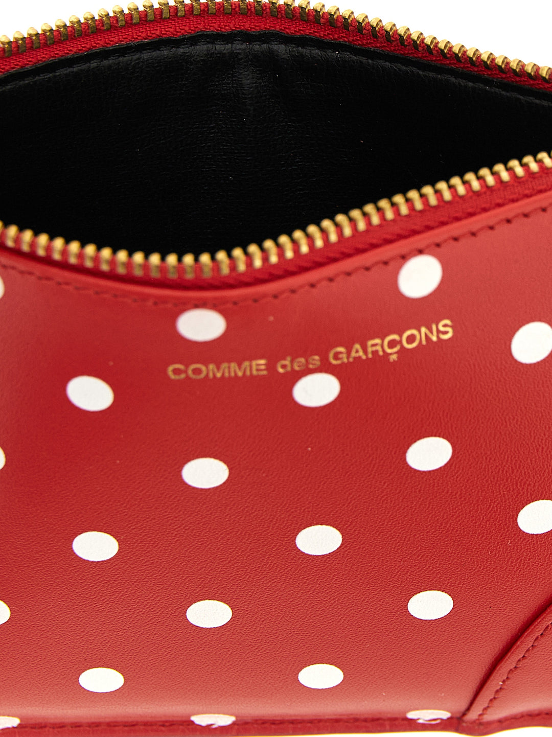 Comme Des GarçOns Wallet Polka Dots Printed Card Holder Wallets and Card Holders - Red | 84679618f68c6ea062e3230e8558b8f825f6cbe9