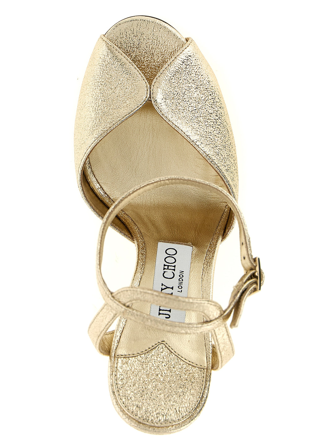 Jimmy Choo Sacora Sandals - Gold | 001b3f3694bdaf11f30eb8efc9376e4ce71d4055