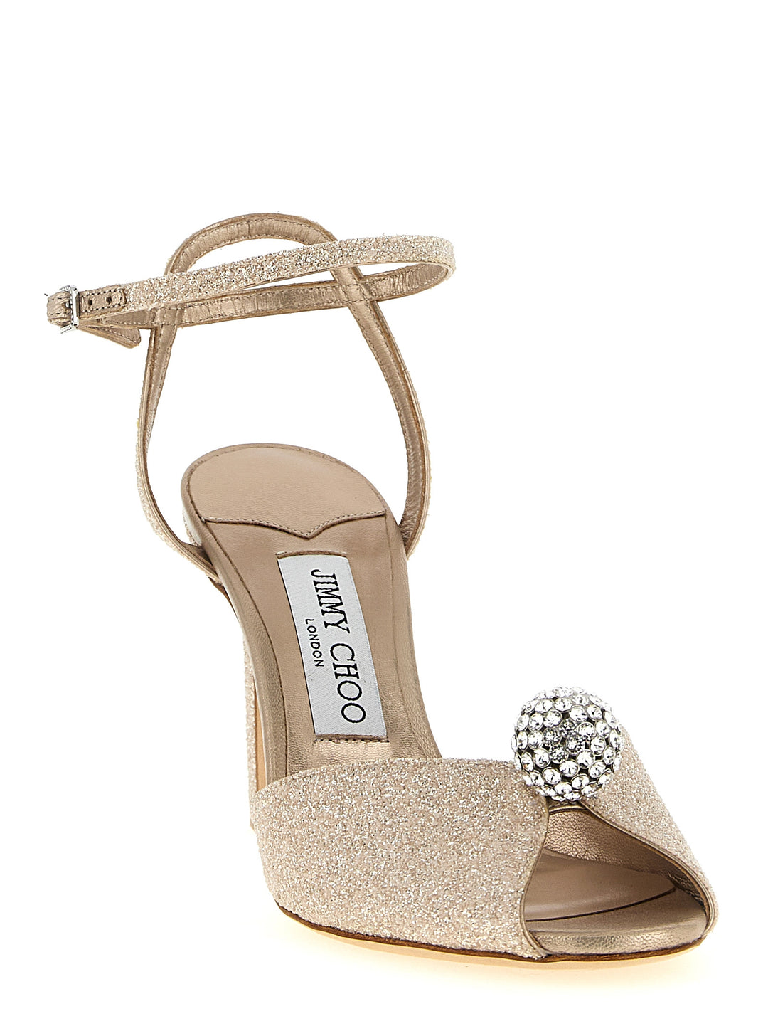 Jimmy Choo Sacora Sandals - Gold | dbdef731a00054949e1d53b2ce094b119874a799