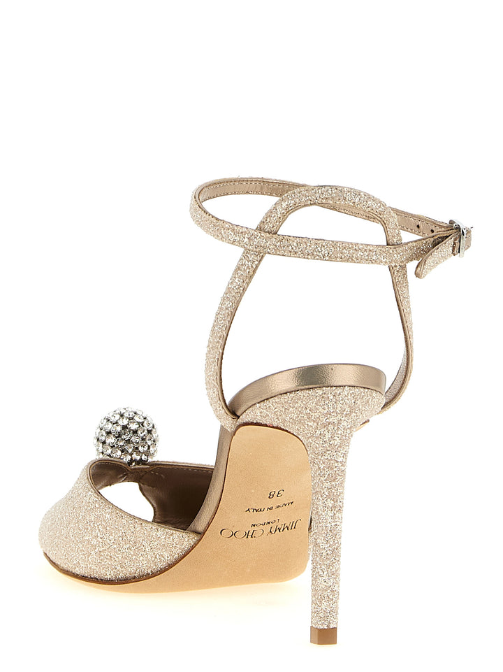 Jimmy Choo Sacora Sandals - Gold | c98dab84bea17f9c1874a2df6845d2e879877a7a