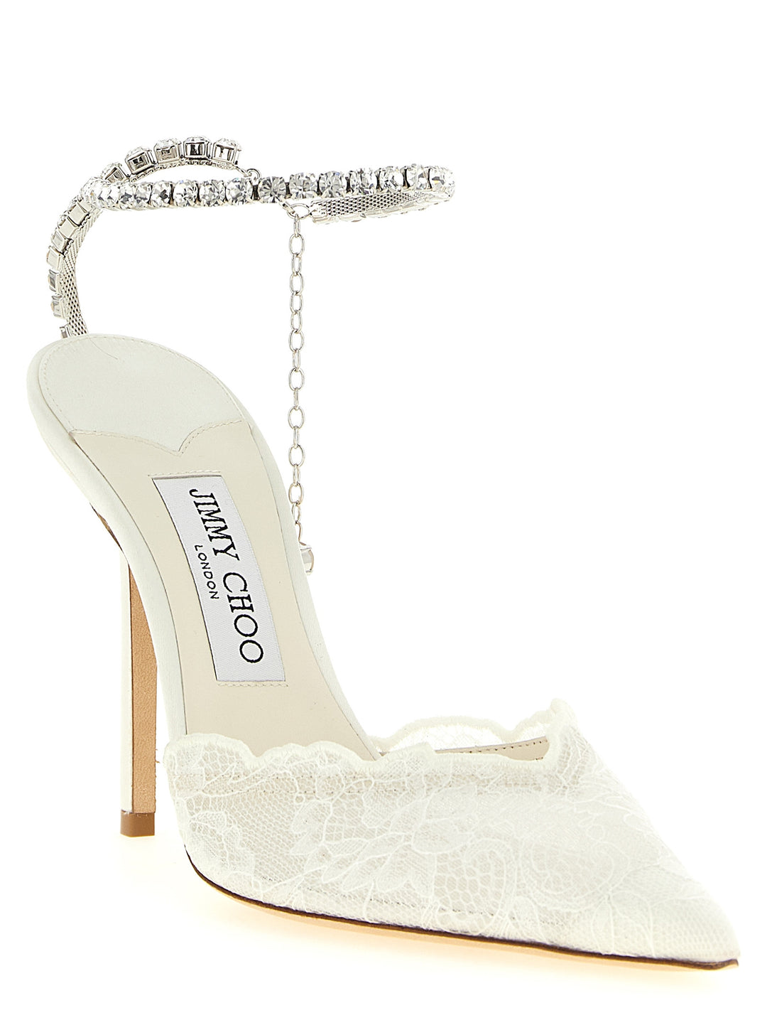 Jimmy Choo Saeda Pumps - White | ac2f8617cdea17dd94a152a56b14c6c64d0169d5