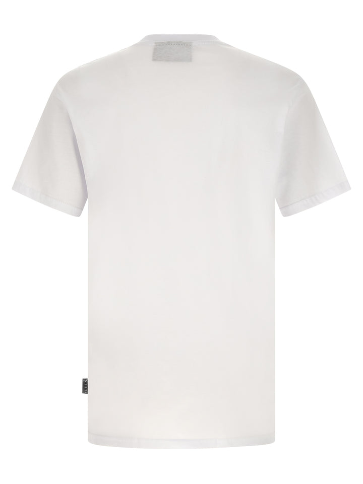 Philipp Plein Hexagon T-shirt - White/Black | fc71326c83a09469ae286b50fc379cb4d47efa2a