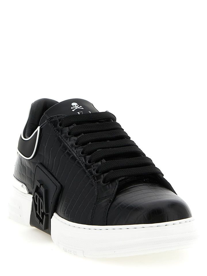 Philipp Plein Phantom Kick$ Cocco Sneakers - Black | 7de5f22ff9bc935a3b29e90db87af89d2d5e81c6