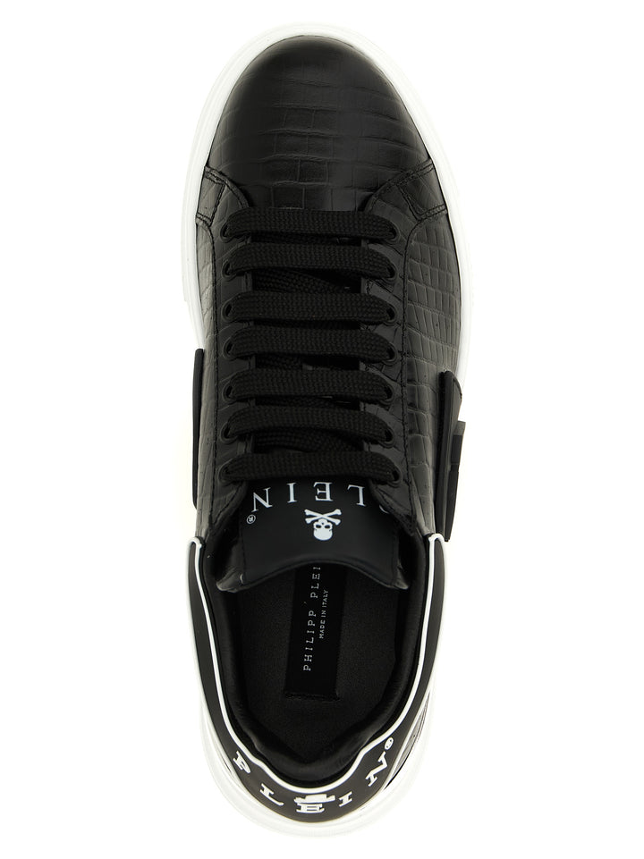 Philipp Plein Phantom Kick$ Cocco Sneakers - Black | b897ed93ad1f8bfcdb3c473e3cc50b2aa32f6358