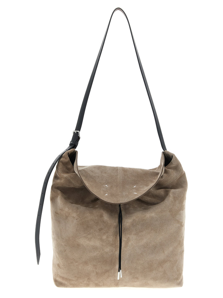 Maison Margiela Drawstring Hobo Shoulder Bags - Beige | fd908f5929e3350c6836900a785313b5c8accec2