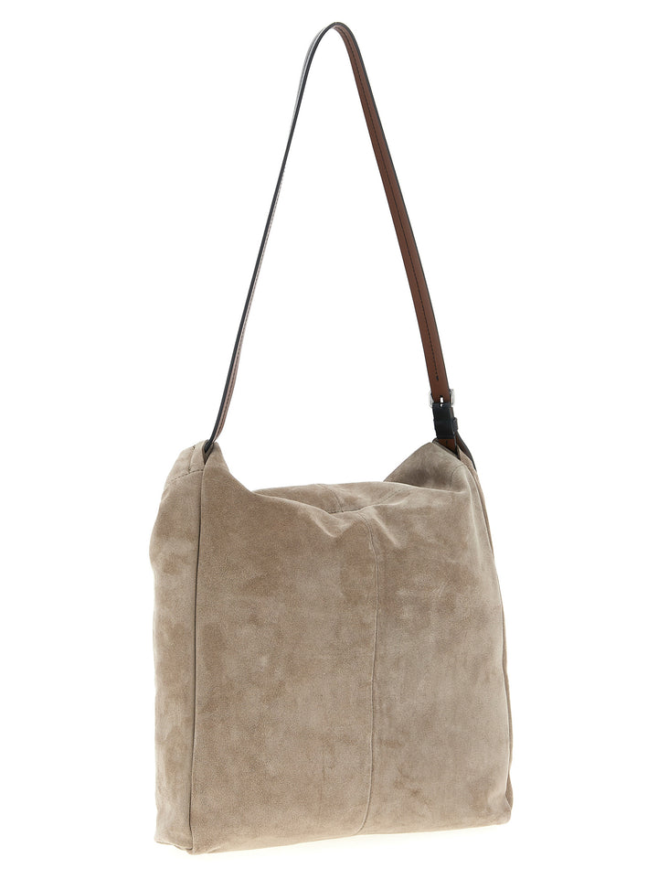 Maison Margiela Drawstring Hobo Shoulder Bags - Beige | 866a9835a7b41f0b03f0c60ff806170a9e5d7743