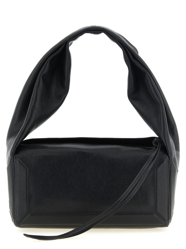 Box Bag East West Small Shoulder Bags Black