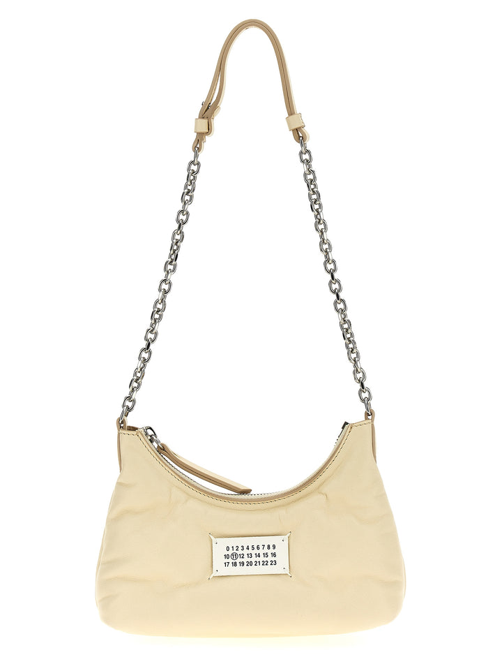 Glam Slam Hobo Micro Shoulder Bags White