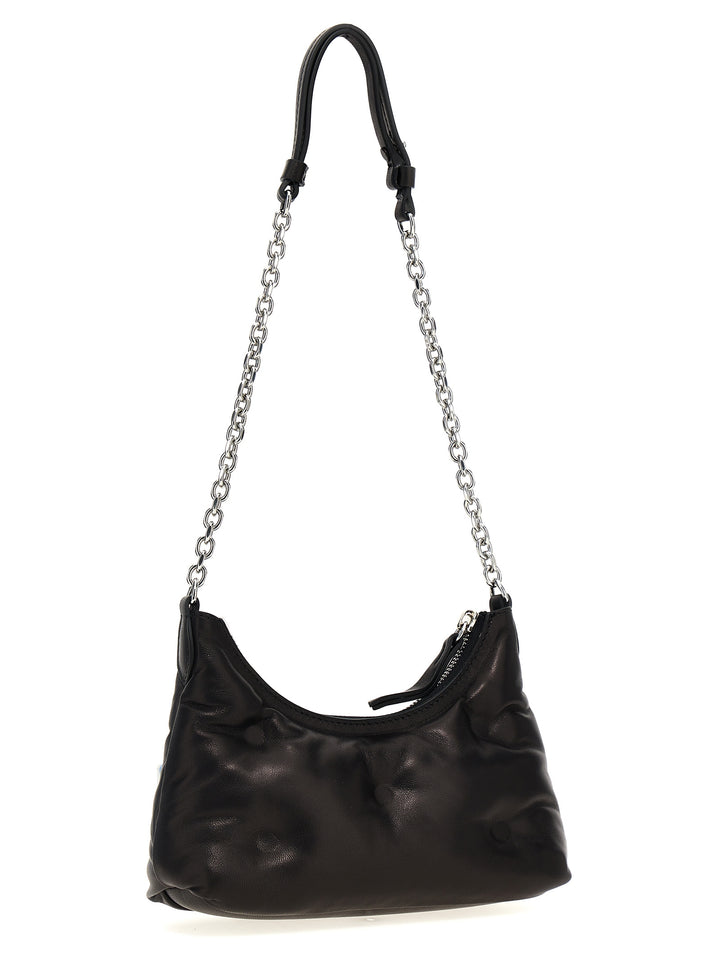 Glam Slam Hobo Micro Shoulder Bags Black