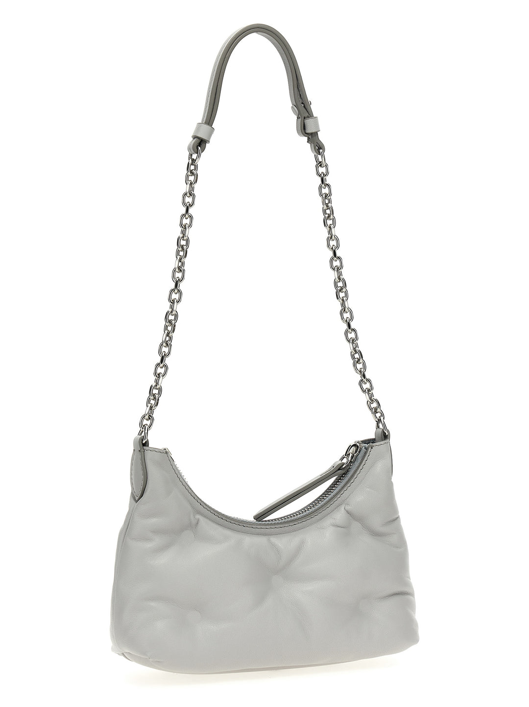 Glam Slam Hobo Micro Shoulder Bags Gray