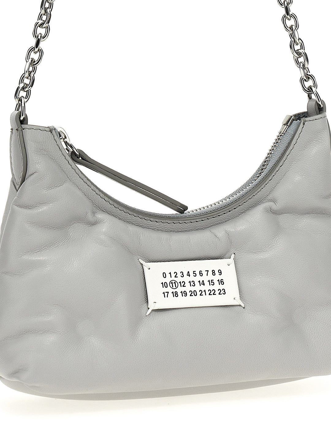 Glam Slam Hobo Micro Shoulder Bags Gray