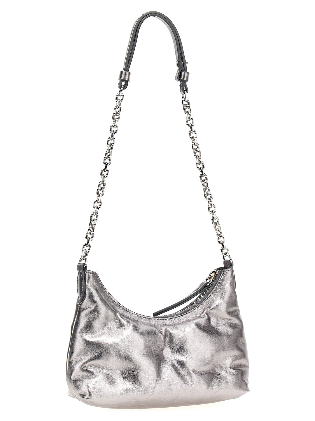 Glam Slam Hobo Micro Hand Bags Silver