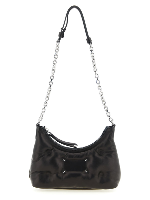 Glam Slam Hobo Micro Crossbody Bags Black